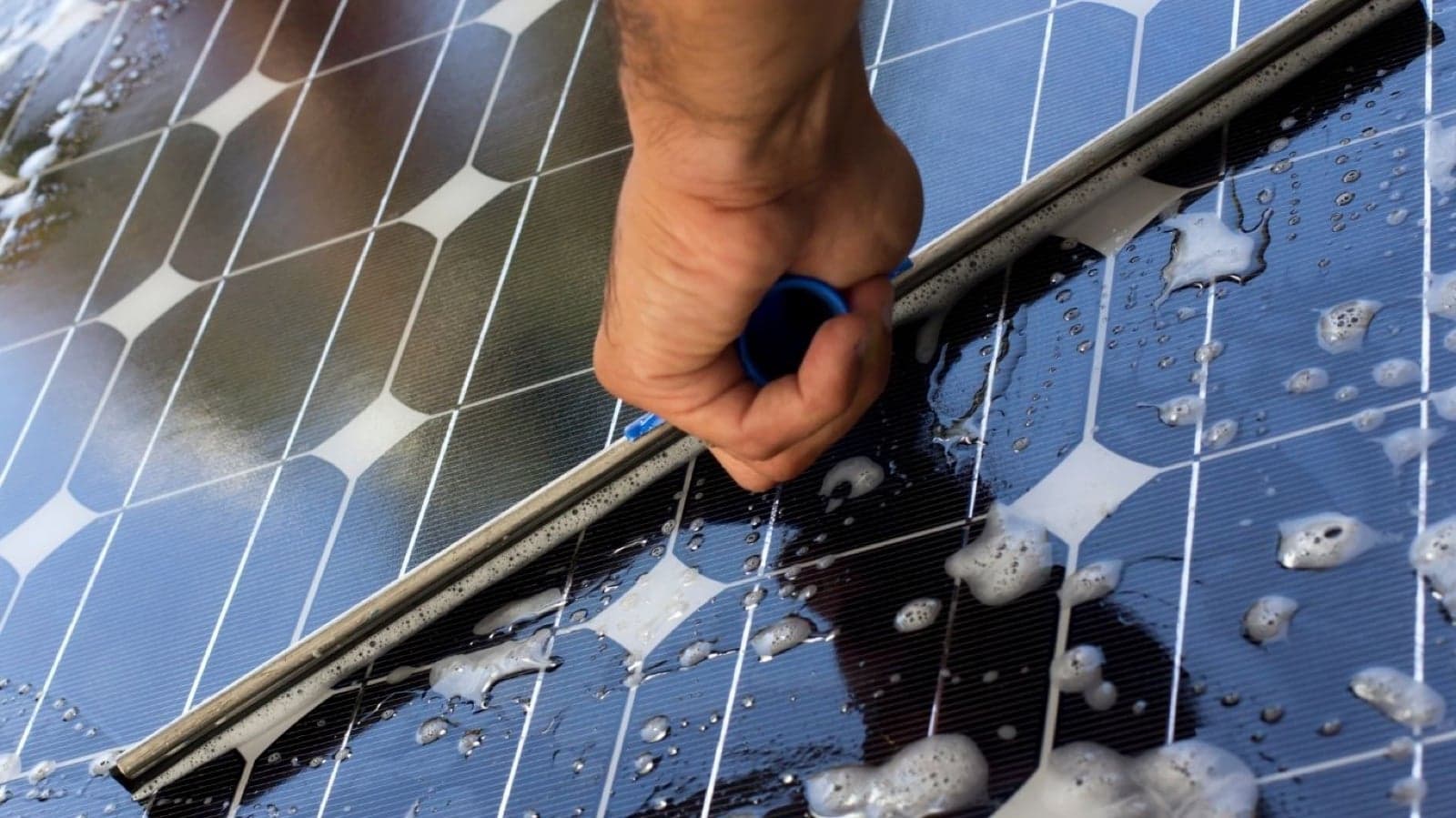 brush for cleaning solar panels