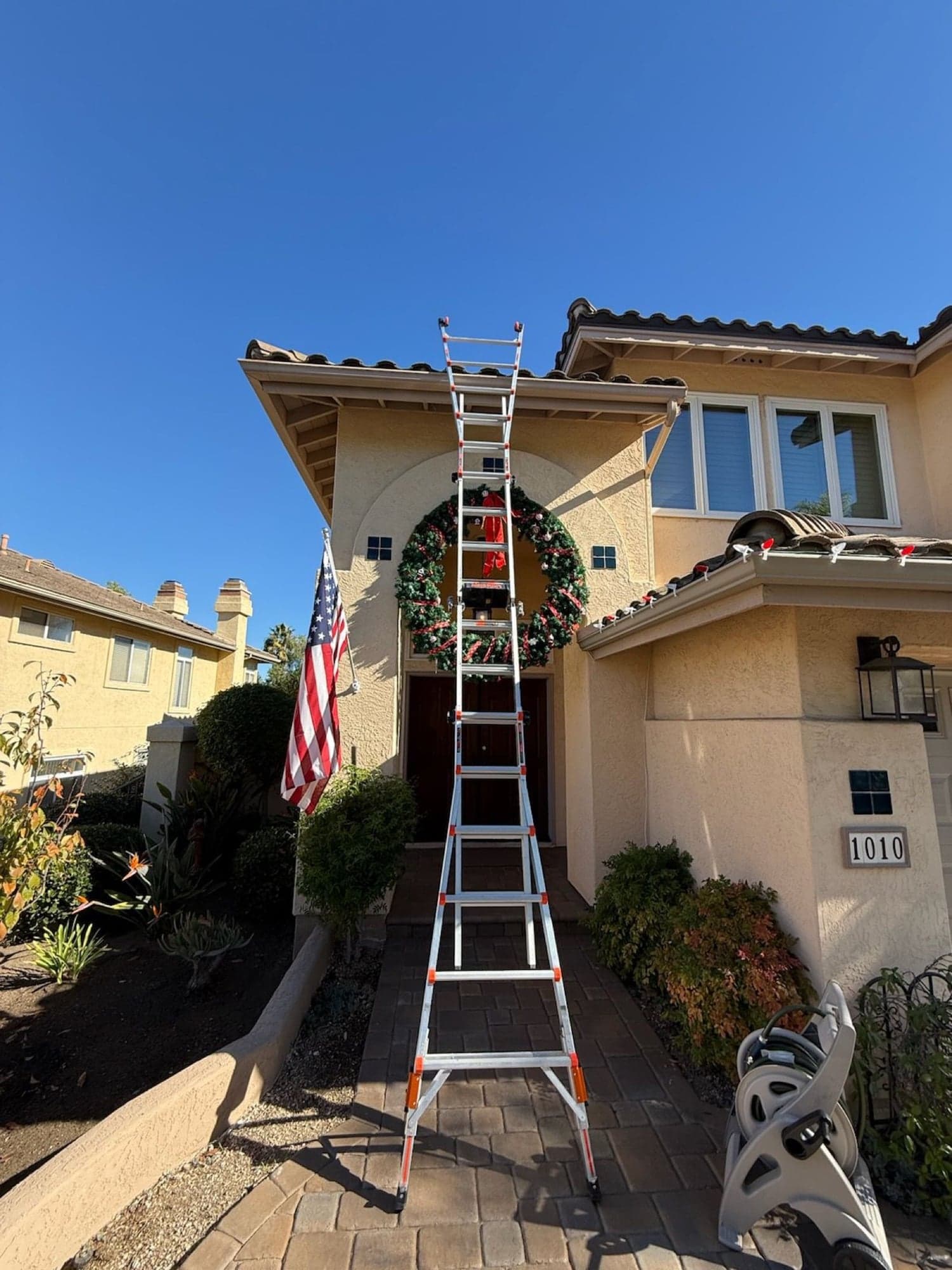 Festive Holiday Lighting Transformation in Escondido