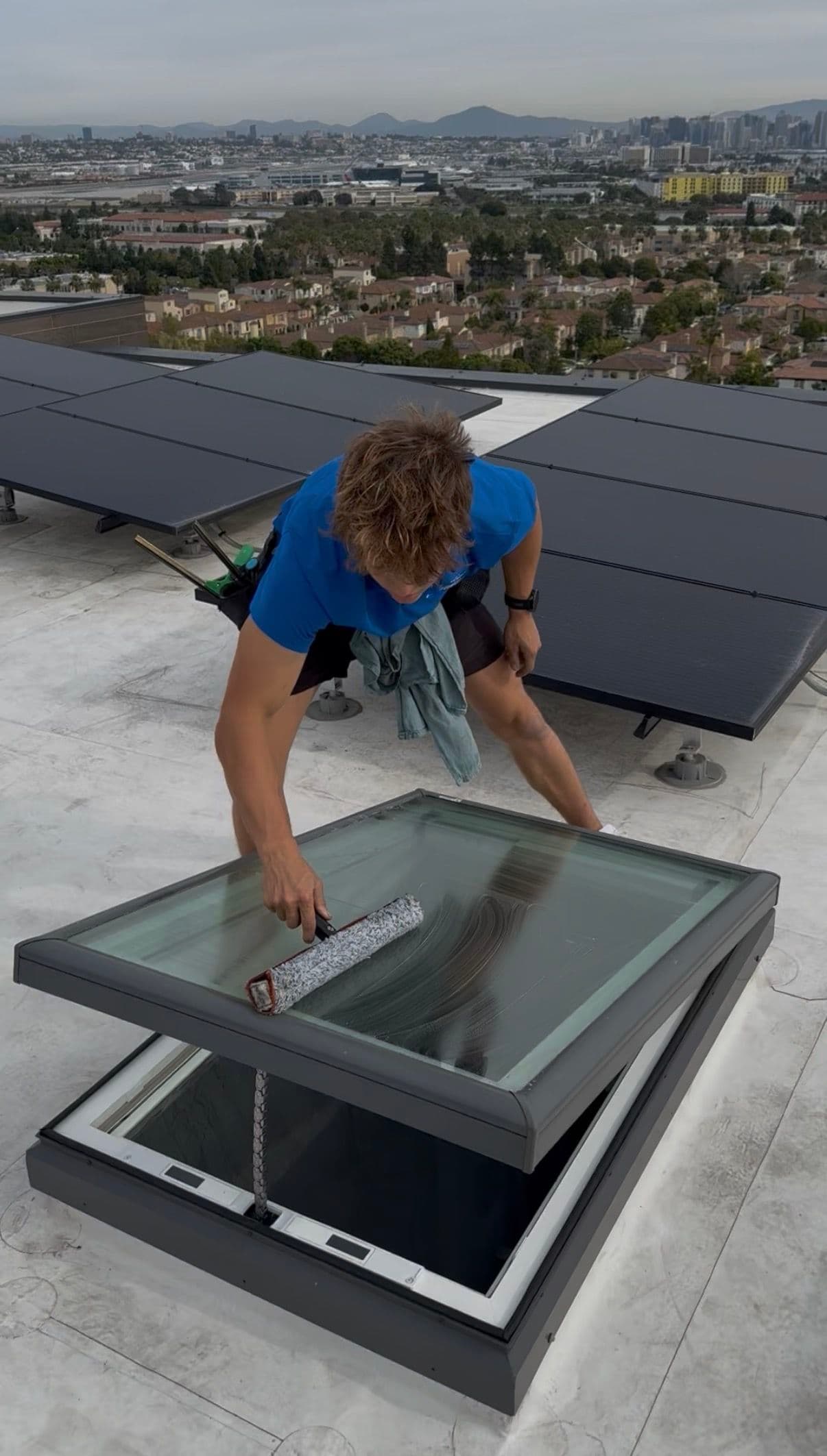 Skylight and Solar Panel Cleaning in Point Loma image