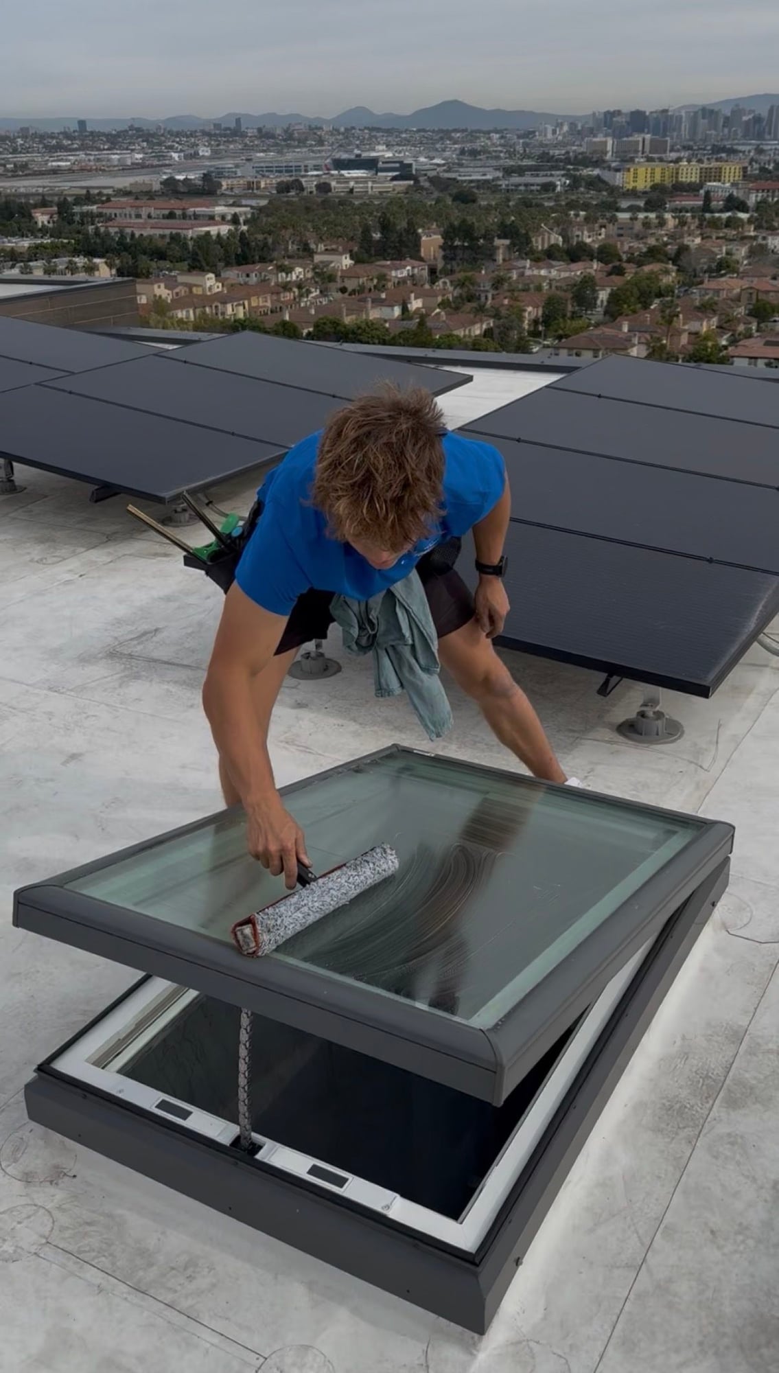 Skylight and Solar Panel Cleaning in Point Loma